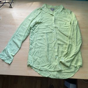 100% Silk J Jill Button down blouse